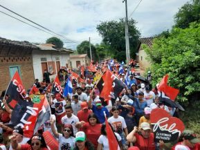 Caminatas y caravanas en toda Nicaragua en Fuerza de Victorias celebrando el 43/19