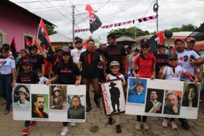 Caminatas y caravanas en toda Nicaragua en Fuerza de Victorias celebrando el 43/19