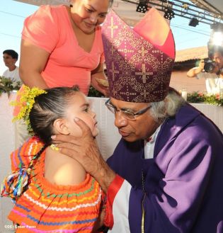 Masaya se desbordó en recibimiento al Cardenal Leopoldo Brenes