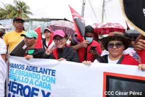 Caminatas y caravanas en toda Nicaragua en Fuerza de Victorias celebrando el 43/19