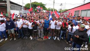 Caminatas y caravanas en toda Nicaragua en Fuerza de Victorias celebrando el 43/19