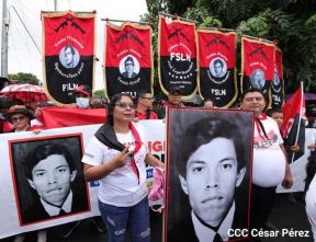 Caminatas y caravanas en toda Nicaragua en Fuerza de Victorias celebrando el 43/19