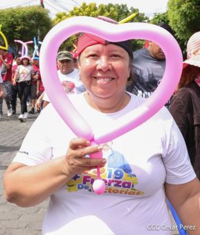 Caminatas y caravanas en toda Nicaragua en Fuerza de Victorias celebrando el 43/19