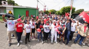 Caminatas y caravanas en toda Nicaragua en Fuerza de Victorias celebrando el 43/19