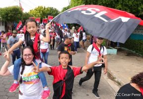 Caminatas y caravanas en toda Nicaragua en Fuerza de Victorias celebrando el 43/19