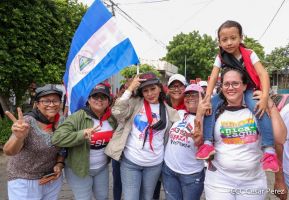 Caminatas y caravanas en toda Nicaragua en Fuerza de Victorias celebrando el 43/19