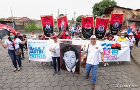 Caminatas y caravanas en toda Nicaragua en Fuerza de Victorias celebrando el 43/19