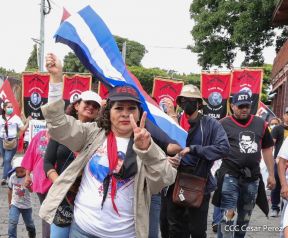 Caminatas y caravanas en toda Nicaragua en Fuerza de Victorias celebrando el 43/19