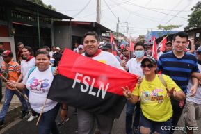 Caminatas y caravanas en toda Nicaragua en Fuerza de Victorias celebrando el 43/19