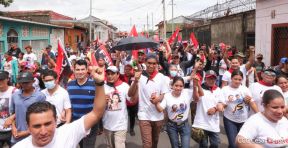 Caminatas y caravanas en toda Nicaragua en Fuerza de Victorias celebrando el 43/19