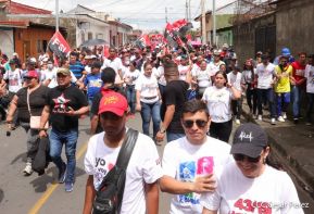 Caminatas y caravanas en toda Nicaragua en Fuerza de Victorias celebrando el 43/19