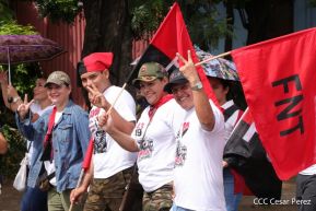 Caminatas y caravanas en toda Nicaragua en Fuerza de Victorias celebrando el 43/19