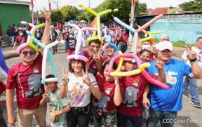 Caminatas y caravanas en toda Nicaragua en Fuerza de Victorias celebrando el 43/19