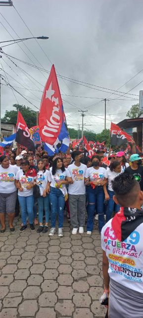 Caminatas y caravanas en toda Nicaragua en Fuerza de Victorias celebrando el 43/19