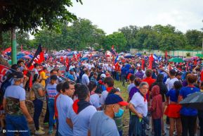 Caminatas y caravanas en toda Nicaragua en Fuerza de Victorias celebrando el 43/19