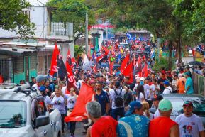 Caminatas y caravanas en toda Nicaragua en Fuerza de Victorias celebrando el 43/19