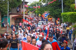 Caminatas y caravanas en toda Nicaragua en Fuerza de Victorias celebrando el 43/19