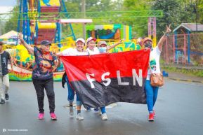 Caminatas y caravanas en toda Nicaragua en Fuerza de Victorias celebrando el 43/19