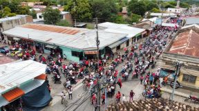Caminatas y caravanas en toda Nicaragua en Fuerza de Victorias celebrando el 43/19