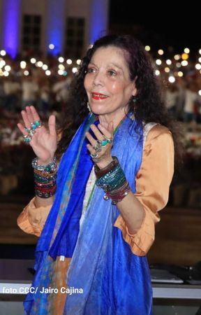 Presidente Daniel Ortega y Compañera Rosario presiden acto del 43/19 de la Revolución Sandinista