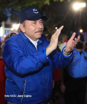 Presidente Daniel Ortega y Compañera Rosario presiden acto del 43/19 de la Revolución Sandinista