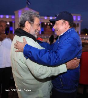 Presidente Daniel Ortega y Compañera Rosario presiden acto del 43/19 de la Revolución Sandinista