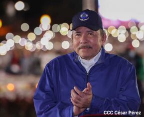 Presidente Daniel Ortega y Compañera Rosario presiden acto del 43/19 de la Revolución Sandinista