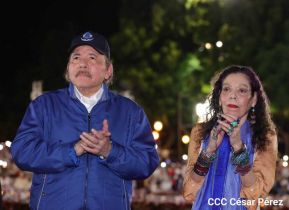 Presidente Daniel Ortega y Compañera Rosario presiden acto del 43/19 de la Revolución Sandinista