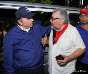 Presidente Daniel Ortega y Compañera Rosario presiden acto del 43/19 de la Revolución Sandinista