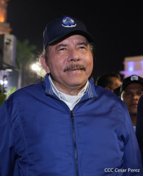 Presidente Daniel Ortega y Compañera Rosario presiden acto del 43/19 de la Revolución Sandinista