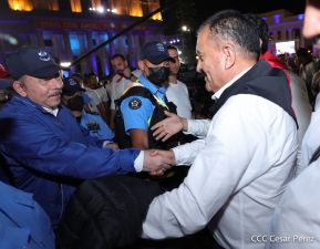 Presidente Daniel Ortega y Compañera Rosario presiden acto del 43/19 de la Revolución Sandinista