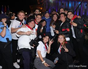 Presidente Daniel Ortega y Compañera Rosario presiden acto del 43/19 de la Revolución Sandinista