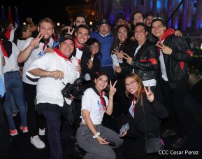 Presidente Daniel Ortega y Compañera Rosario presiden acto del 43/19 de la Revolución Sandinista