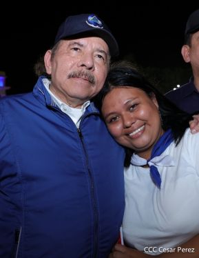 Presidente Daniel Ortega y Compañera Rosario presiden acto del 43/19 de la Revolución Sandinista