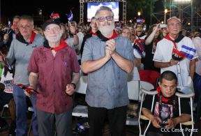 Presidente Daniel Ortega y Compañera Rosario presiden acto del 43/19 de la Revolución Sandinista