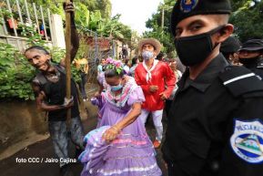 Entre fe y tradición Santo Domingo recorre las calles de Managua