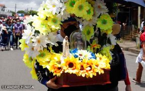 Entre fe y tradición Santo Domingo recorre las calles de Managua