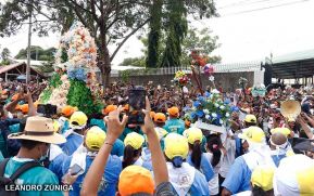 Entre fe y tradición Santo Domingo recorre las calles de Managua
