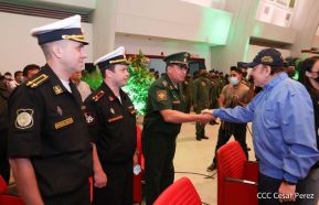 Acto del 43 aniversario de la fundación de la Fuerza Aérea del Ejército de Nicaragua