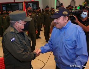 Acto del 43 aniversario de la fundación de la Fuerza Aérea del Ejército de Nicaragua