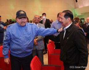 Acto del 43 aniversario de la fundación de la Fuerza Aérea del Ejército de Nicaragua