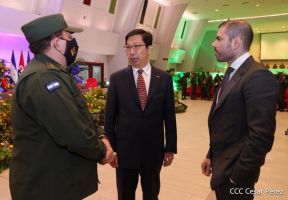 Acto del 43 aniversario de la fundación de la Fuerza Aérea del Ejército de Nicaragua