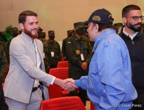 Acto del 43 aniversario de la fundación de la Fuerza Aérea del Ejército de Nicaragua