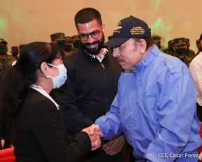 Acto del 43 aniversario de la fundación de la Fuerza Aérea del Ejército de Nicaragua