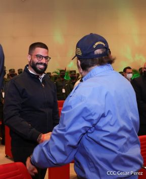 Acto del 43 aniversario de la fundación de la Fuerza Aérea del Ejército de Nicaragua