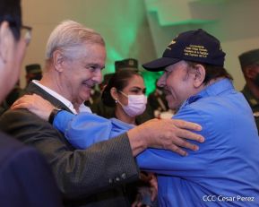 Acto del 43 aniversario de la fundación de la Fuerza Aérea del Ejército de Nicaragua