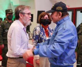 Acto del 43 aniversario de la fundación de la Fuerza Aérea del Ejército de Nicaragua