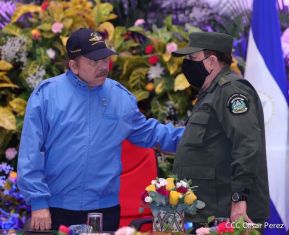 Acto del 43 aniversario de la fundación de la Fuerza Aérea del Ejército de Nicaragua