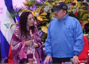 Acto del 43 aniversario de la fundación de la Fuerza Aérea del Ejército de Nicaragua