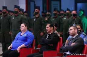 Acto del 43 aniversario de la fundación de la Fuerza Aérea del Ejército de Nicaragua